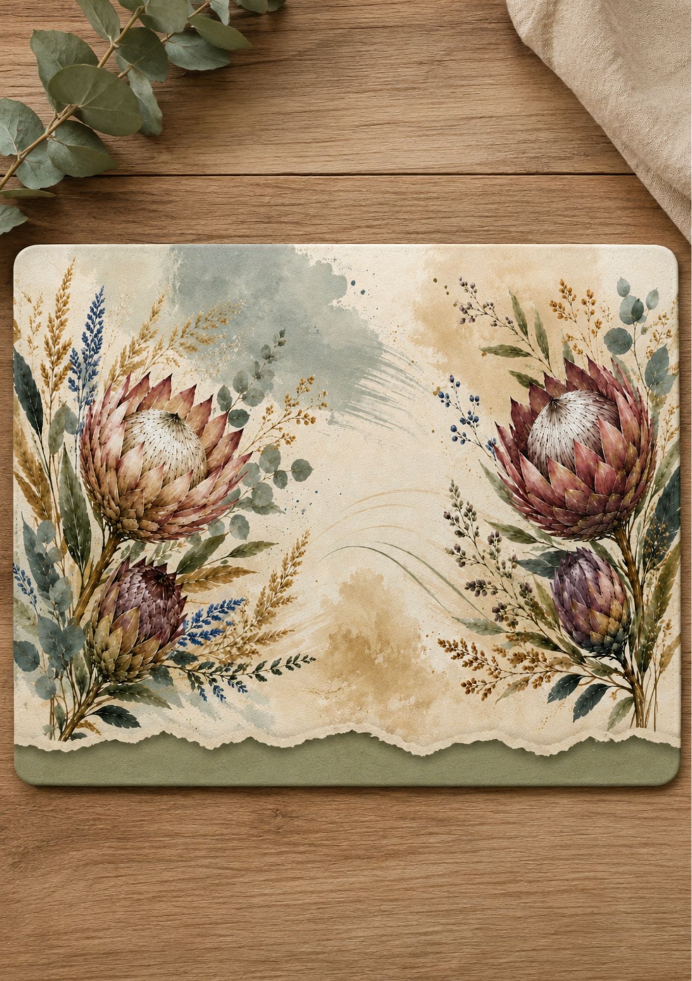 Printed Placemat Protea
