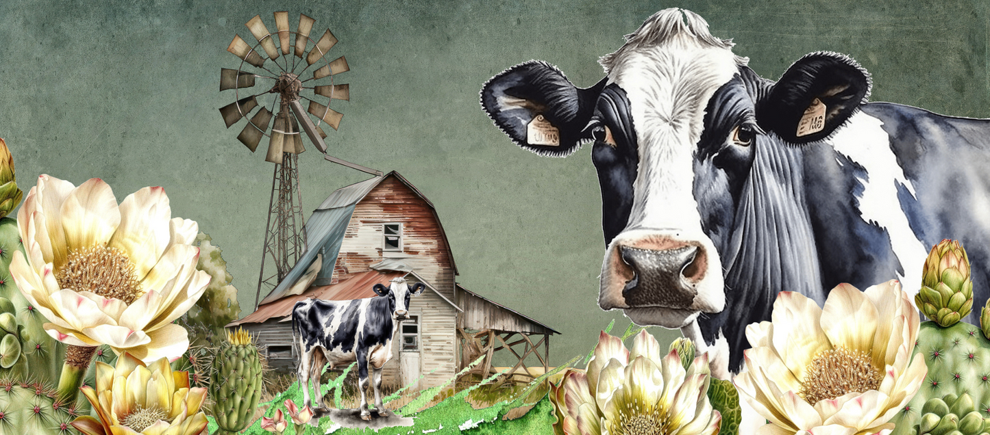 Two Tone Coffee Mug Cows