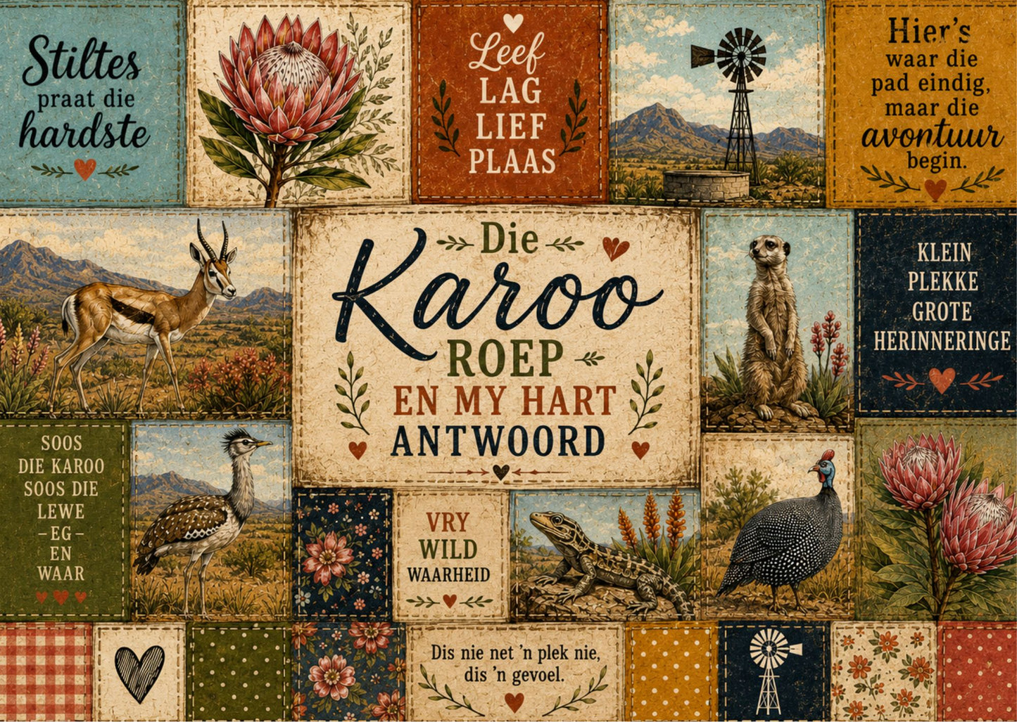 Pot Holder Karoo Patch