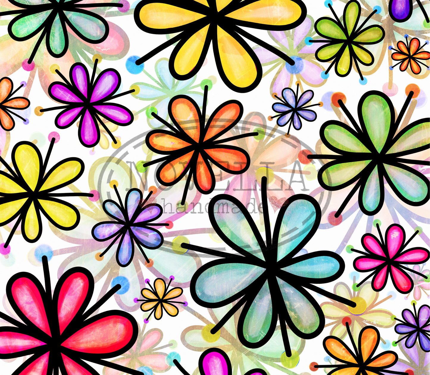 Skinny Tumbler 20oz - Flowers