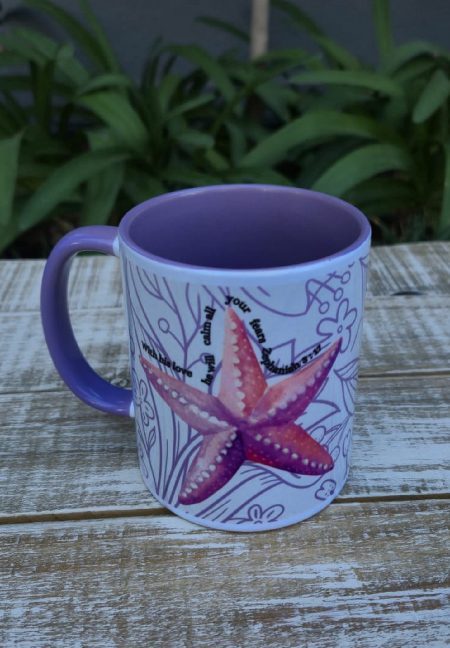 Two Tone Coffee Mug Ocean