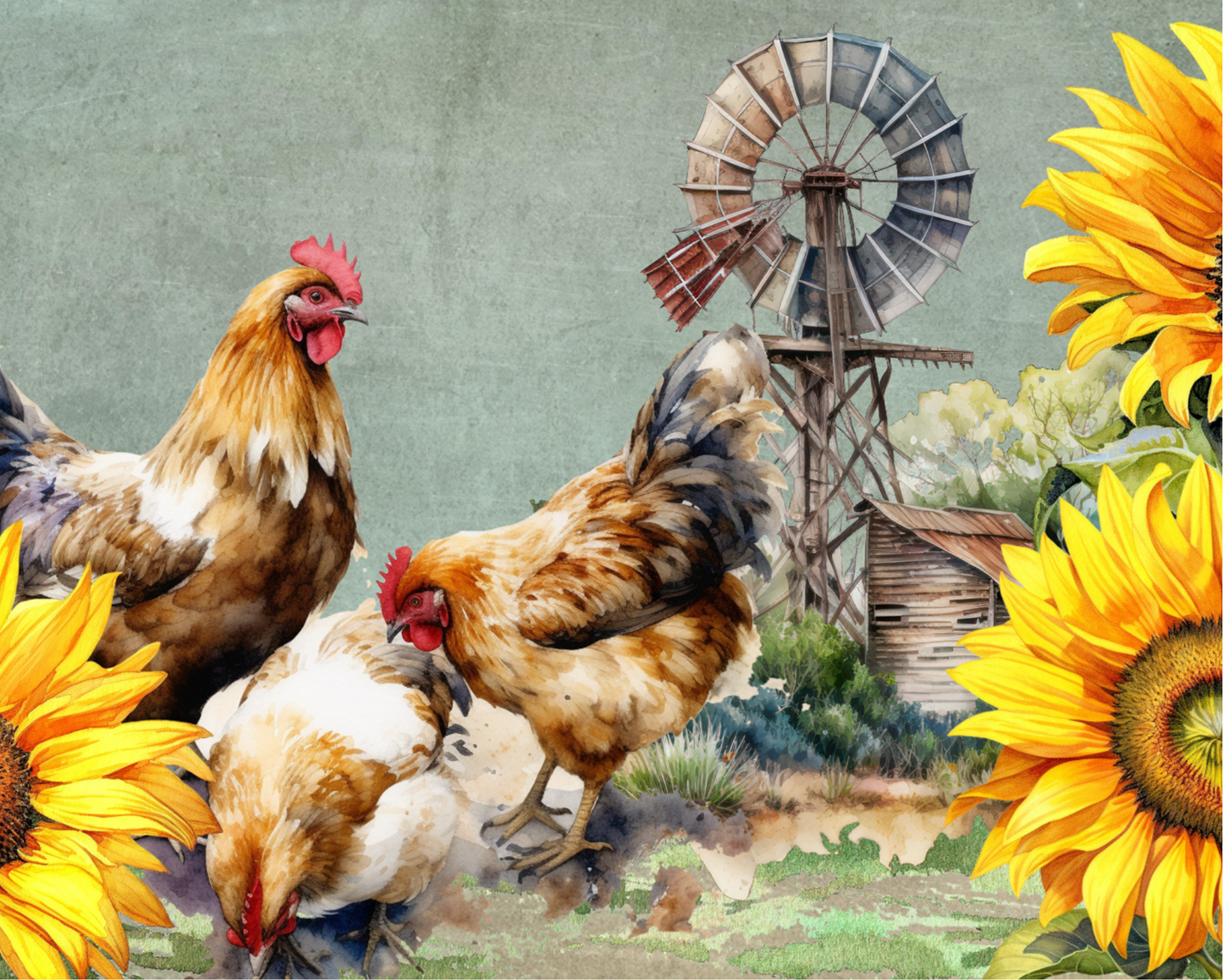 Ceramic Tile Chicken