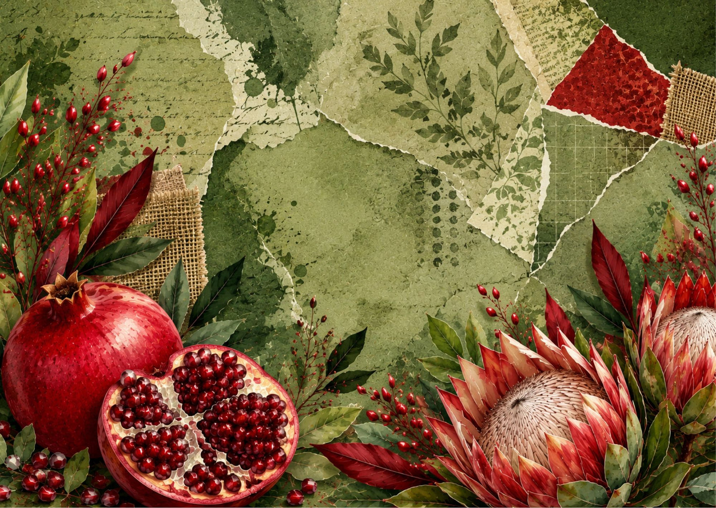 Pot Holder Pomegranate