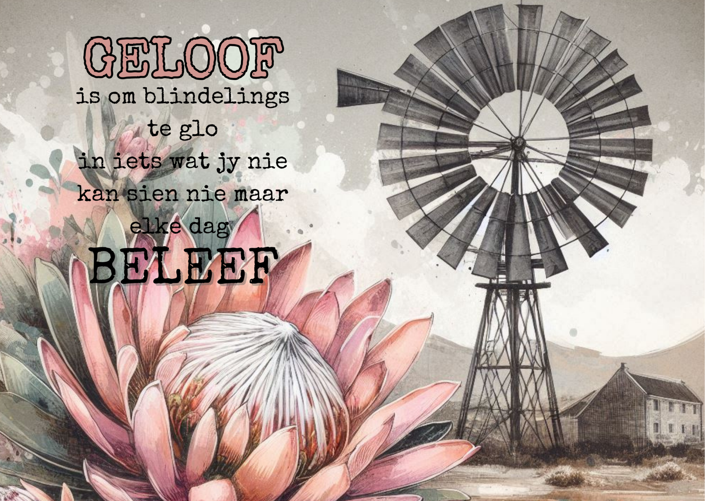 Pot Holder Afrikaans