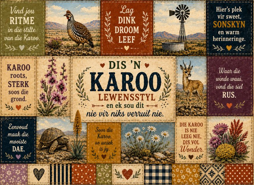 MDF Keyring Karoo Patch