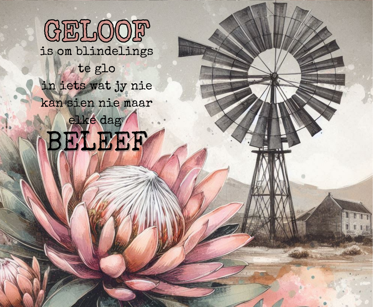 Neoprene Mouse Pad Afrikaans