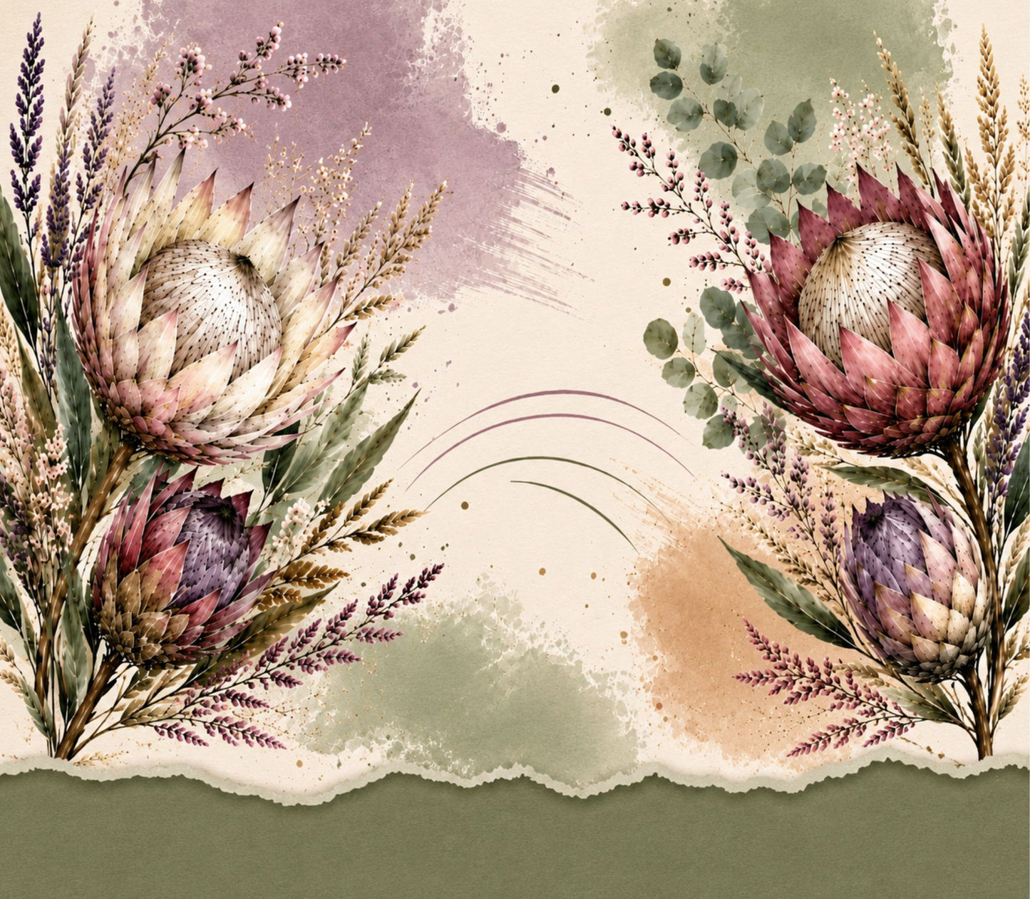 Skinny Tumbler 20oz - Protea