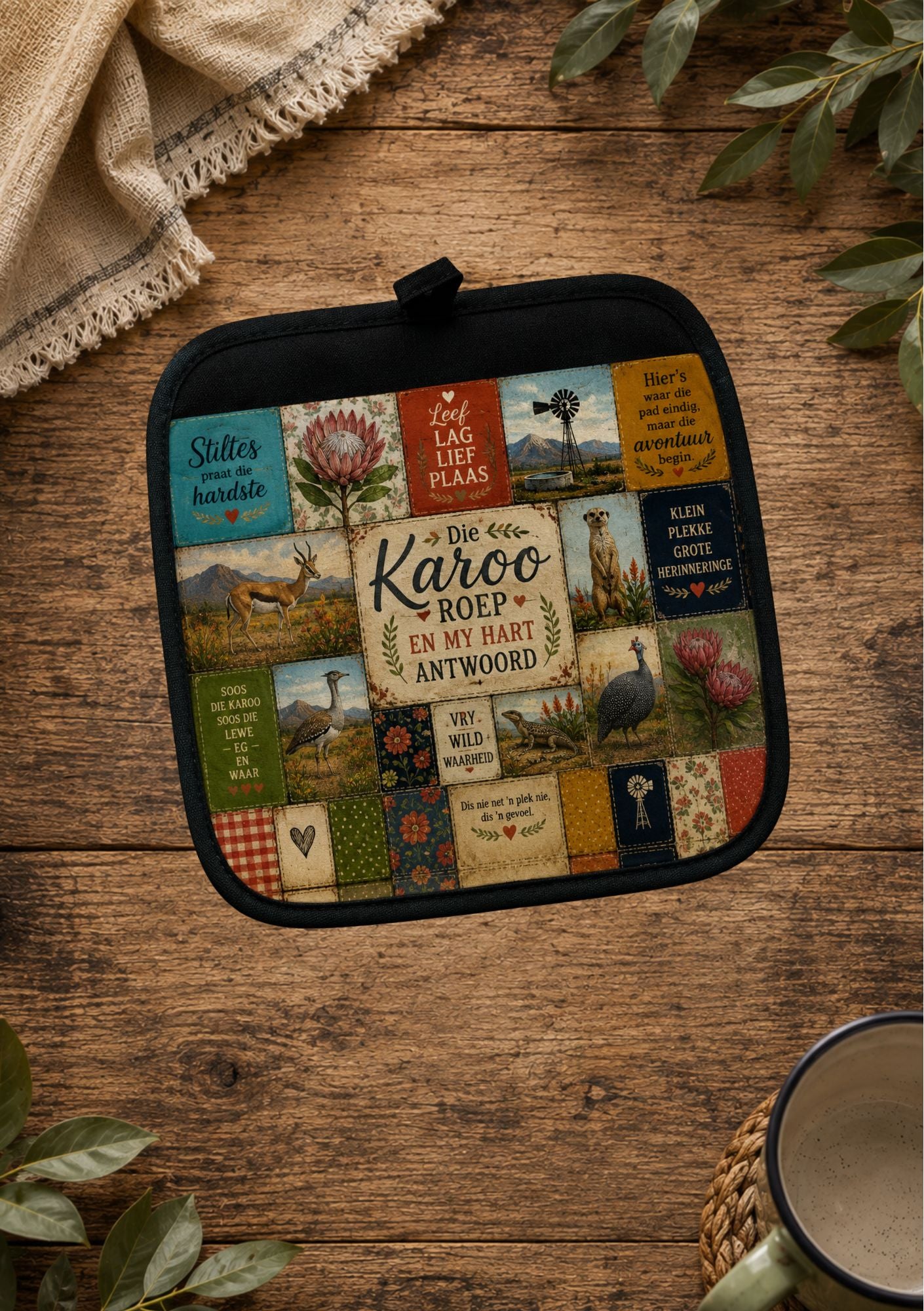 Pot Holder Karoo Patch