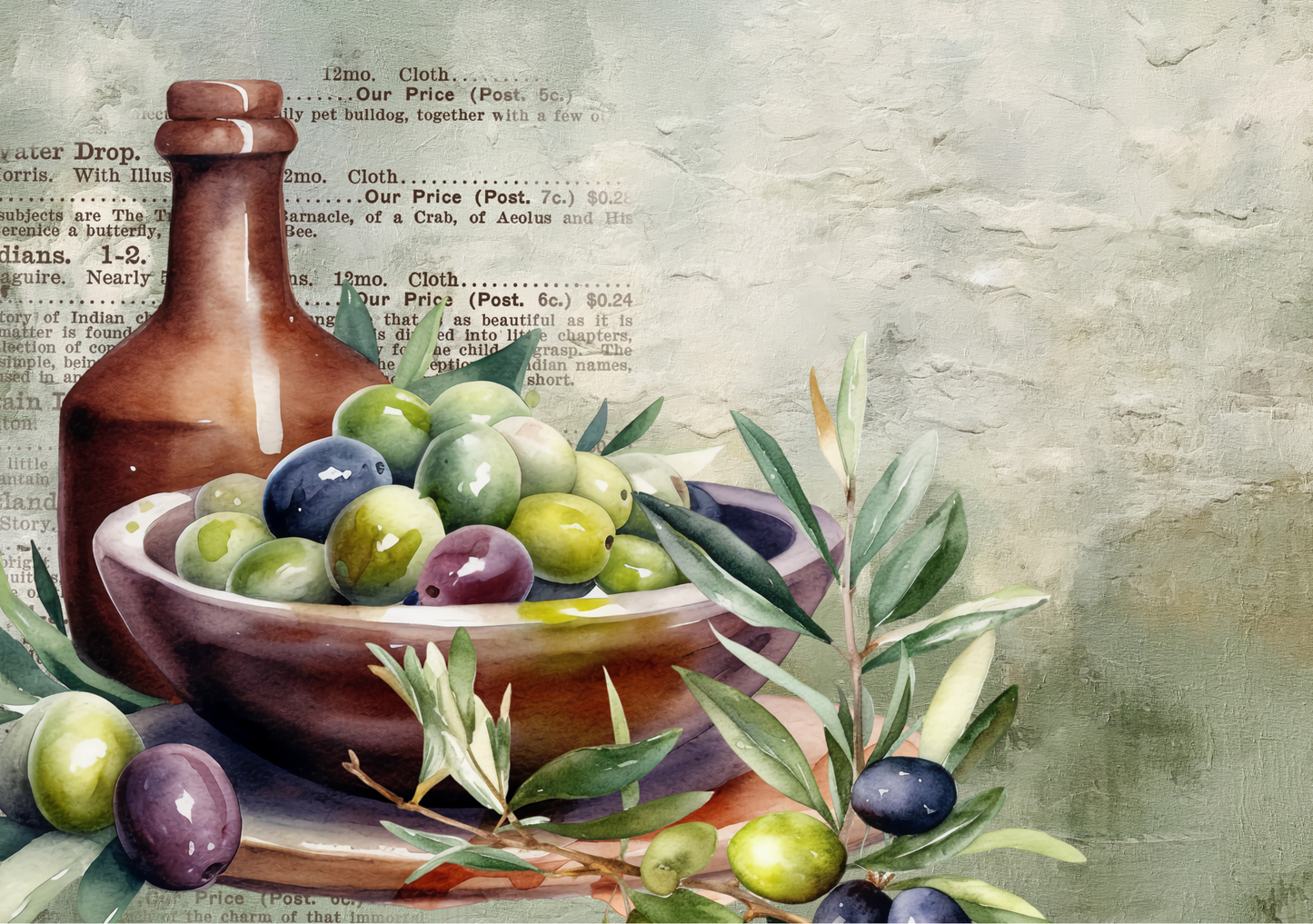 Glass Cutting Board Olives