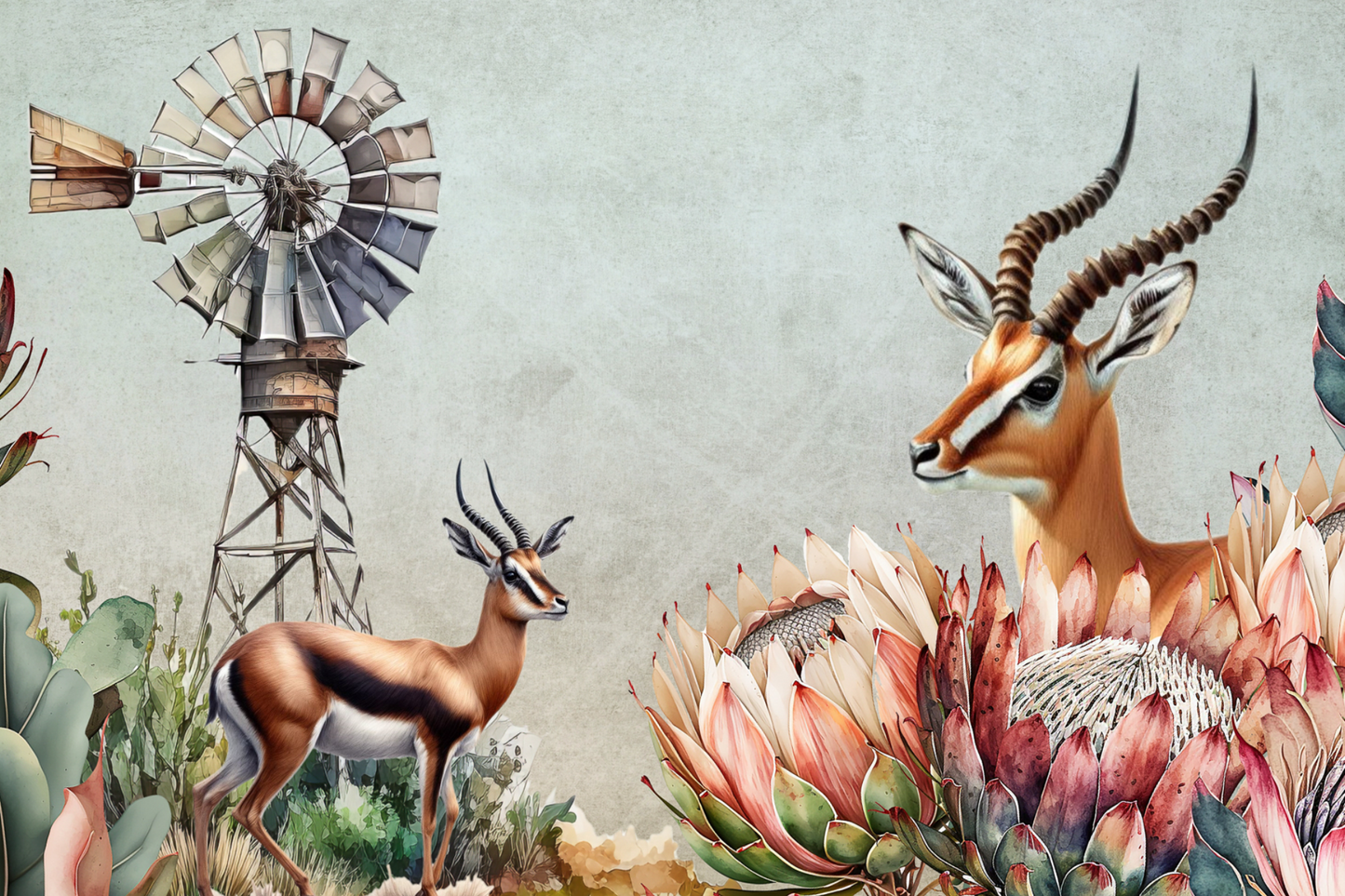 Printed Placemat Springbok