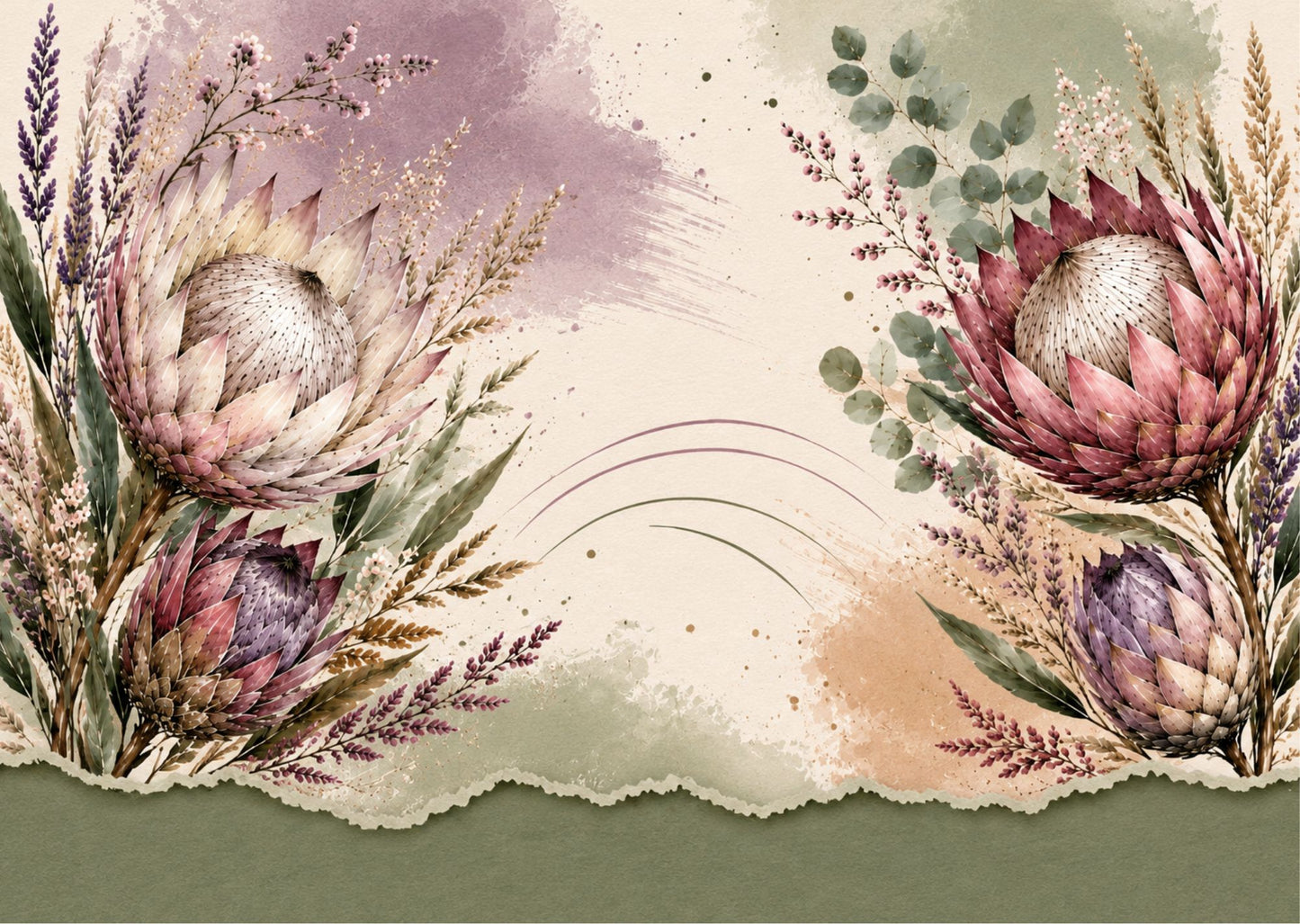 Neoprene Mousepad Protea