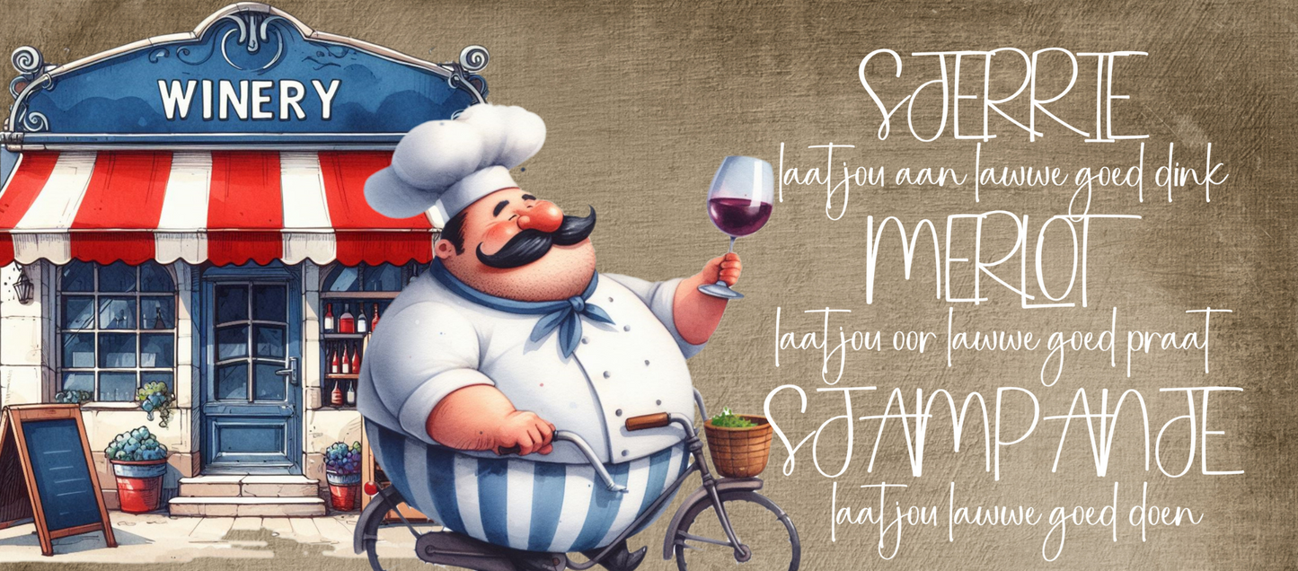 Two Tone Coffee Mug Fat Chef