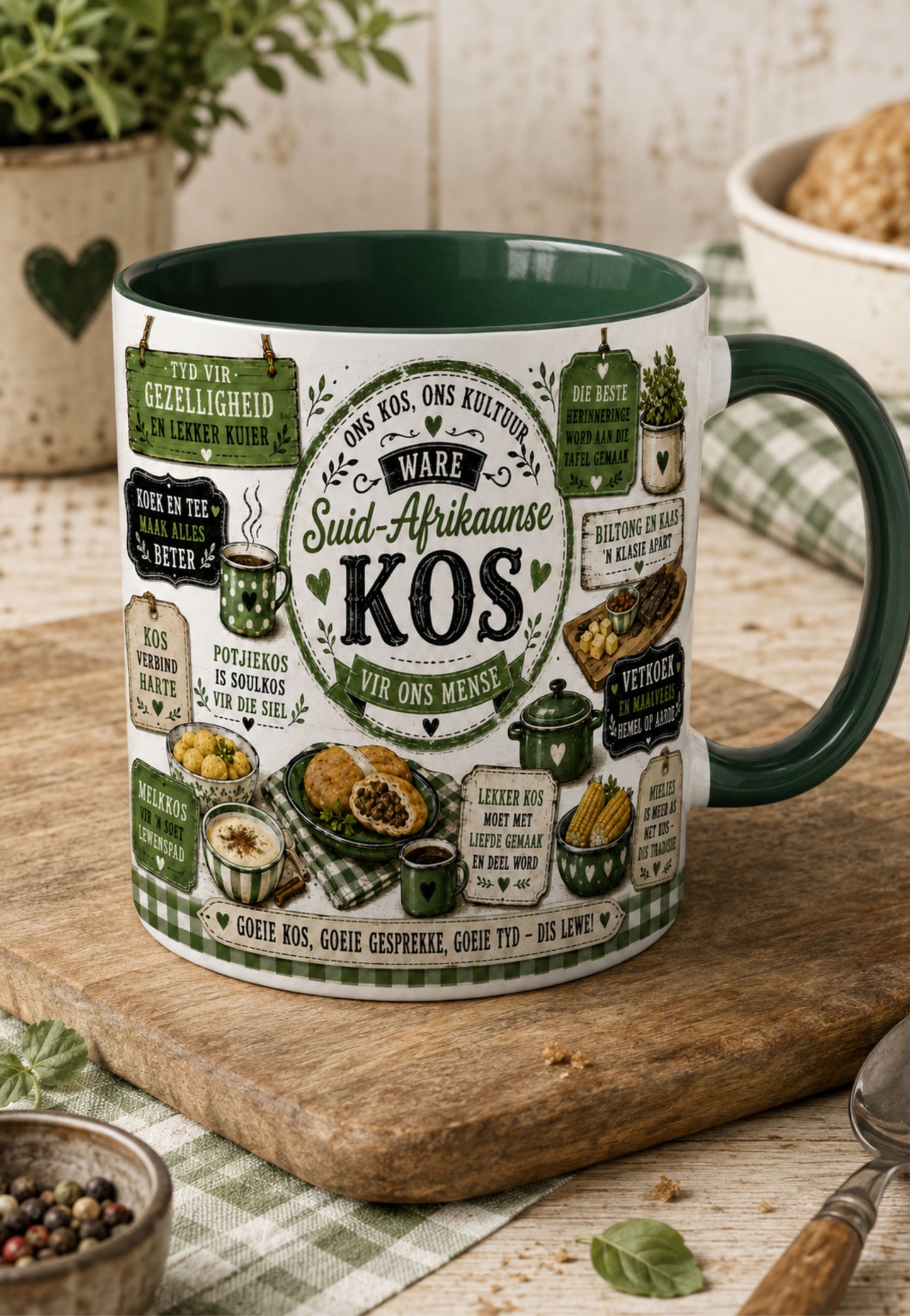 Two Tone Coffee Mug South African Words