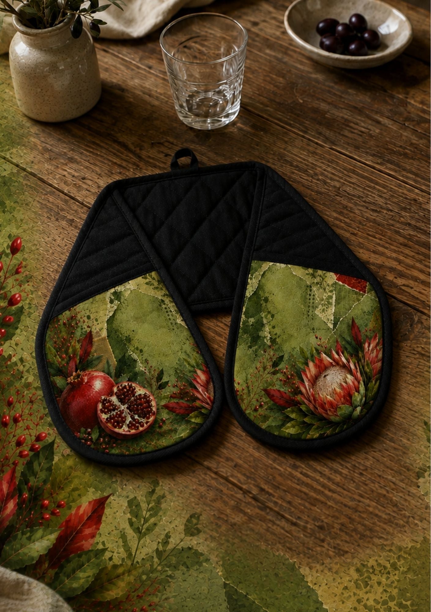 Oven Glove Pomegranate