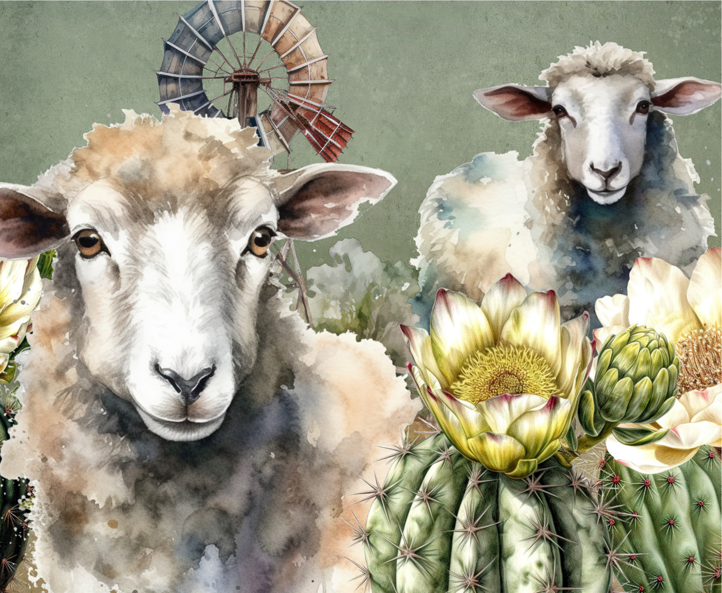 Neoprene Mouse Pad Sheep