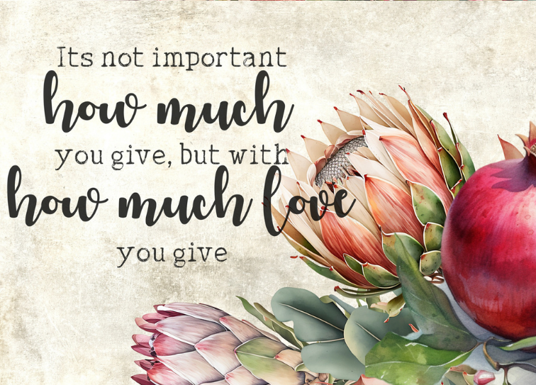 Glass Magnet Pomegranate