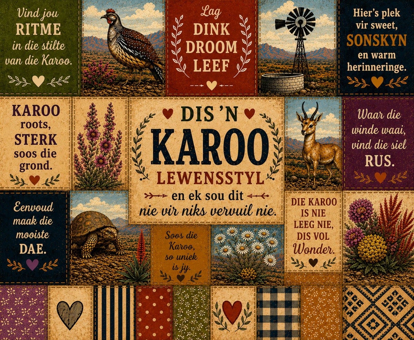 Neoprene Mousepad Karoo Patch