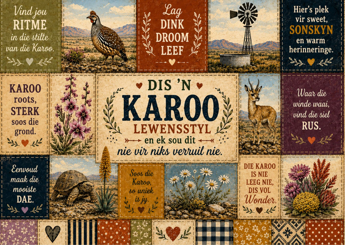 Pot Holder Karoo Patch