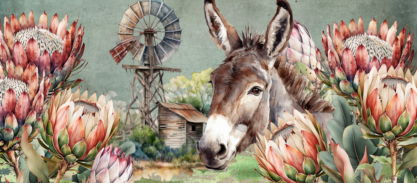 Two Tone Coffee Mug Donkey