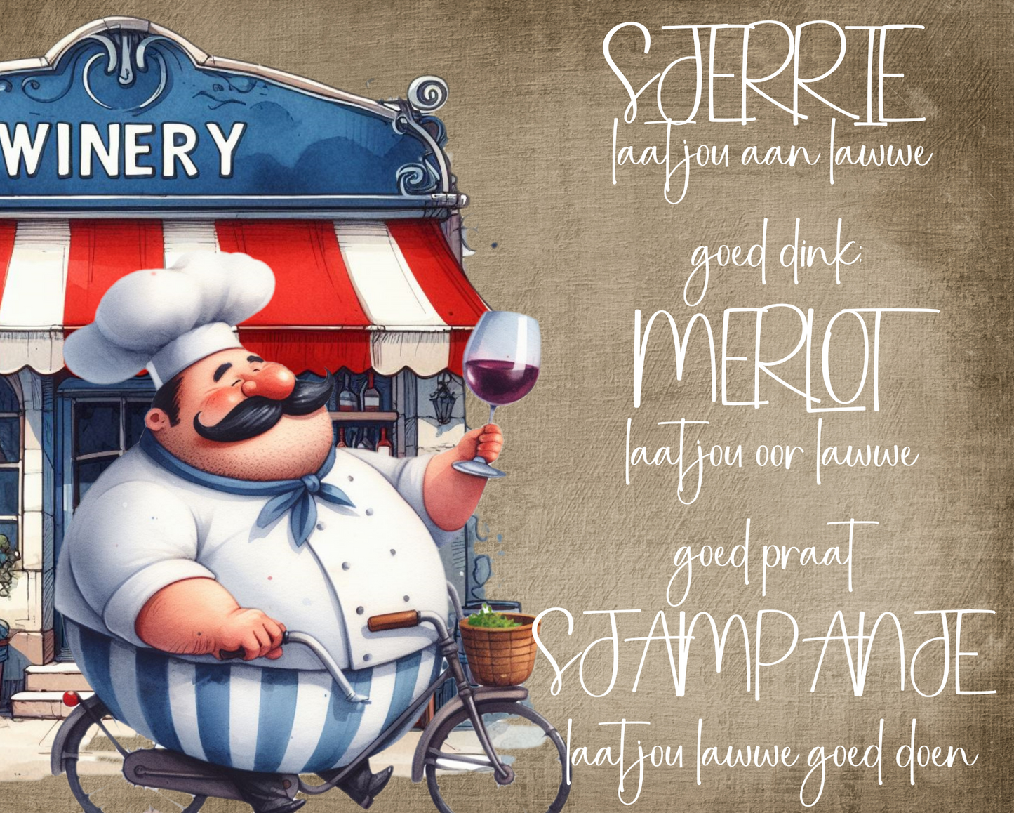 Ceramic Tile Fat Chef