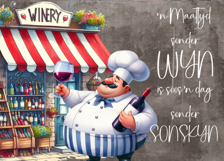 Glass Magnet Fat Chef