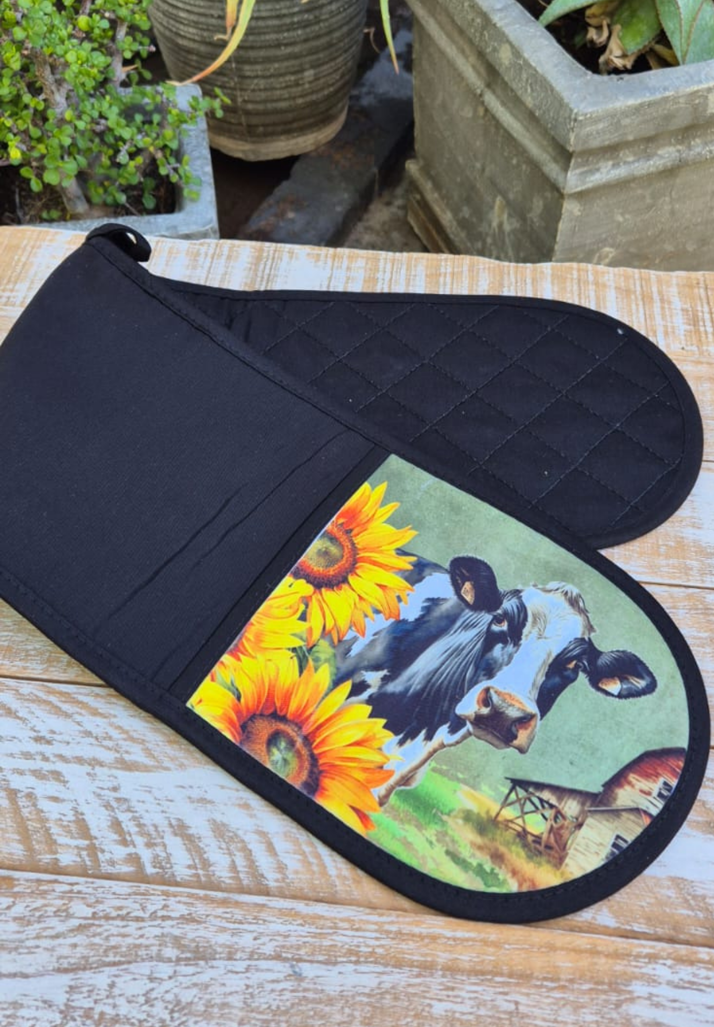Oven Glove Cows