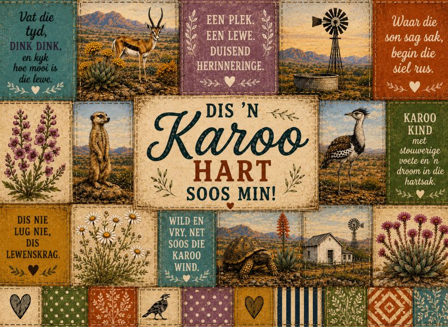 MDF Keyring Karoo Patch