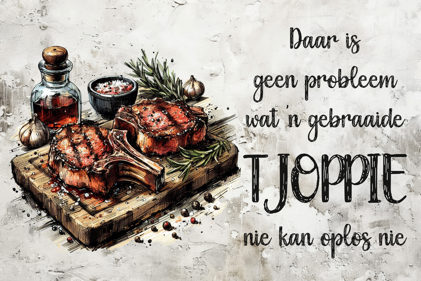 Printed Placemat Braai