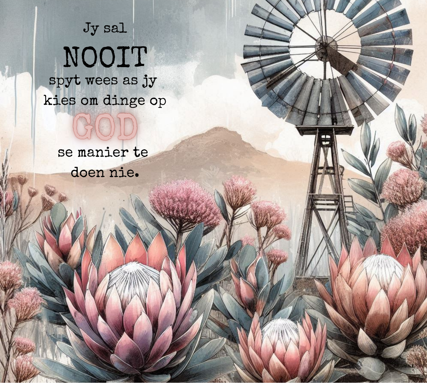 Oven Glove Afrikaans