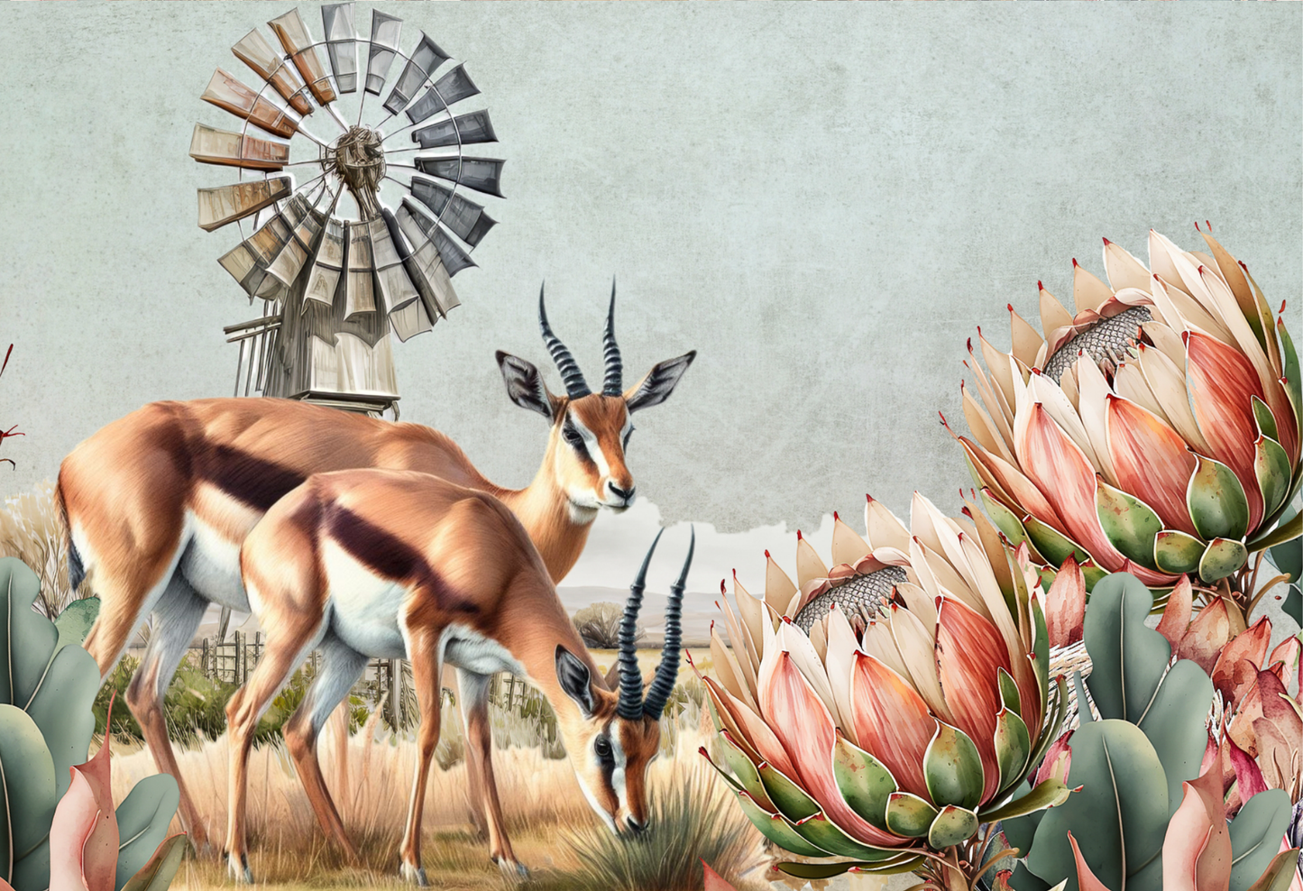 Pot Holder Springbuck