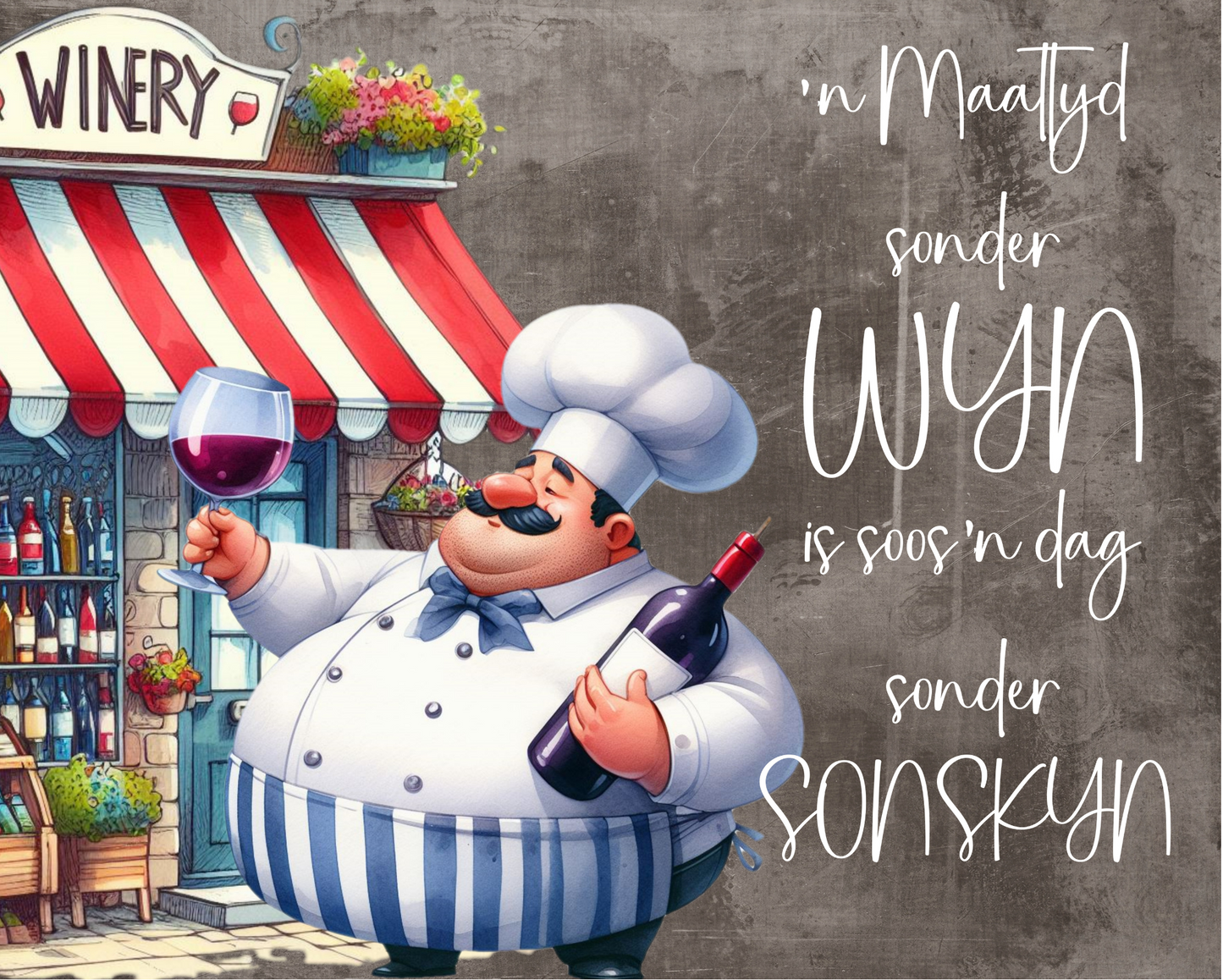 Ceramic Tile Fat Chef