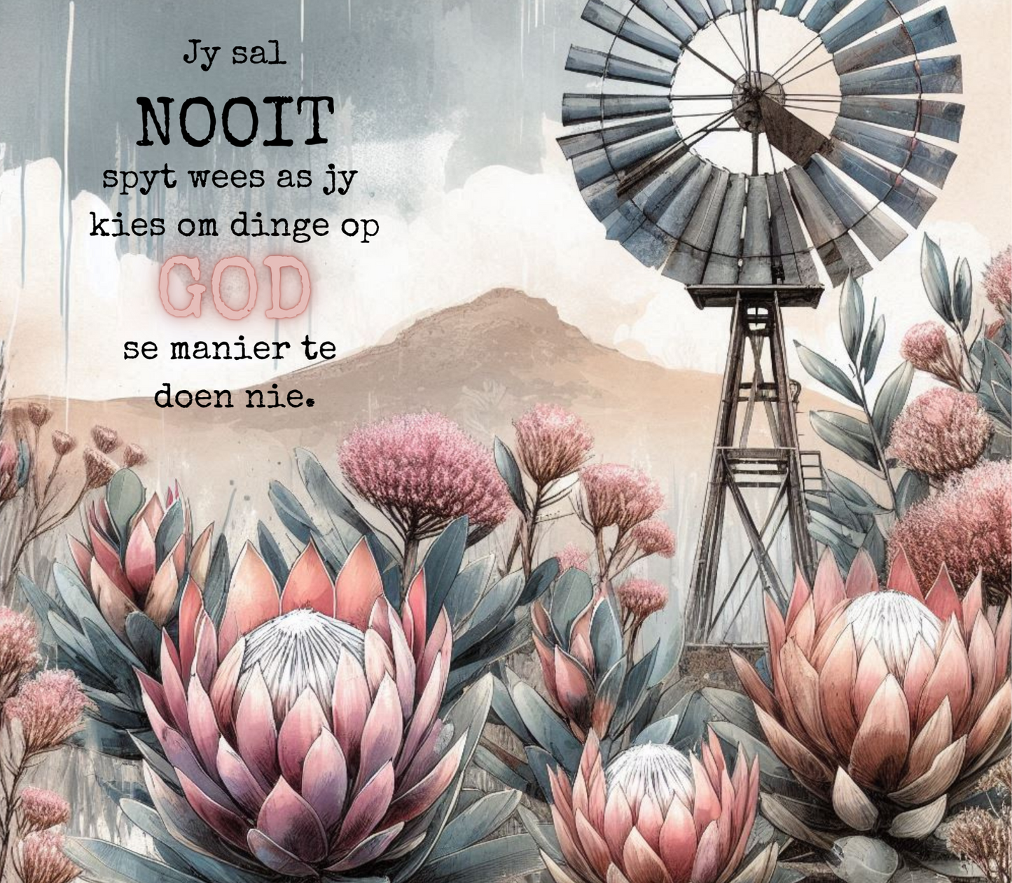 Skinny Tumbler 20oz - Afrikaans