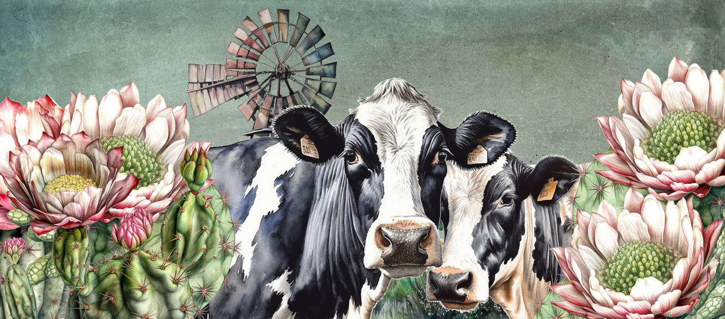 Two Tone Coffee Mug Cows