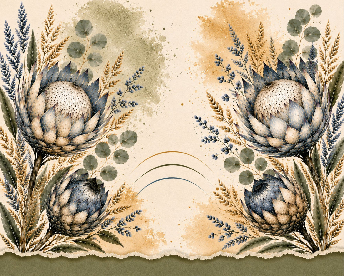 Ceramic Tile Protea