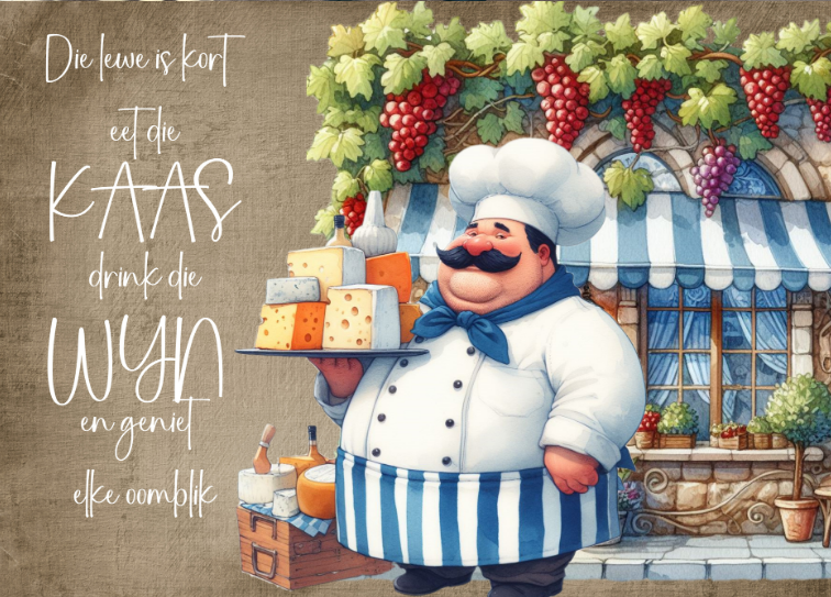 Glass Magnet Fat Chef