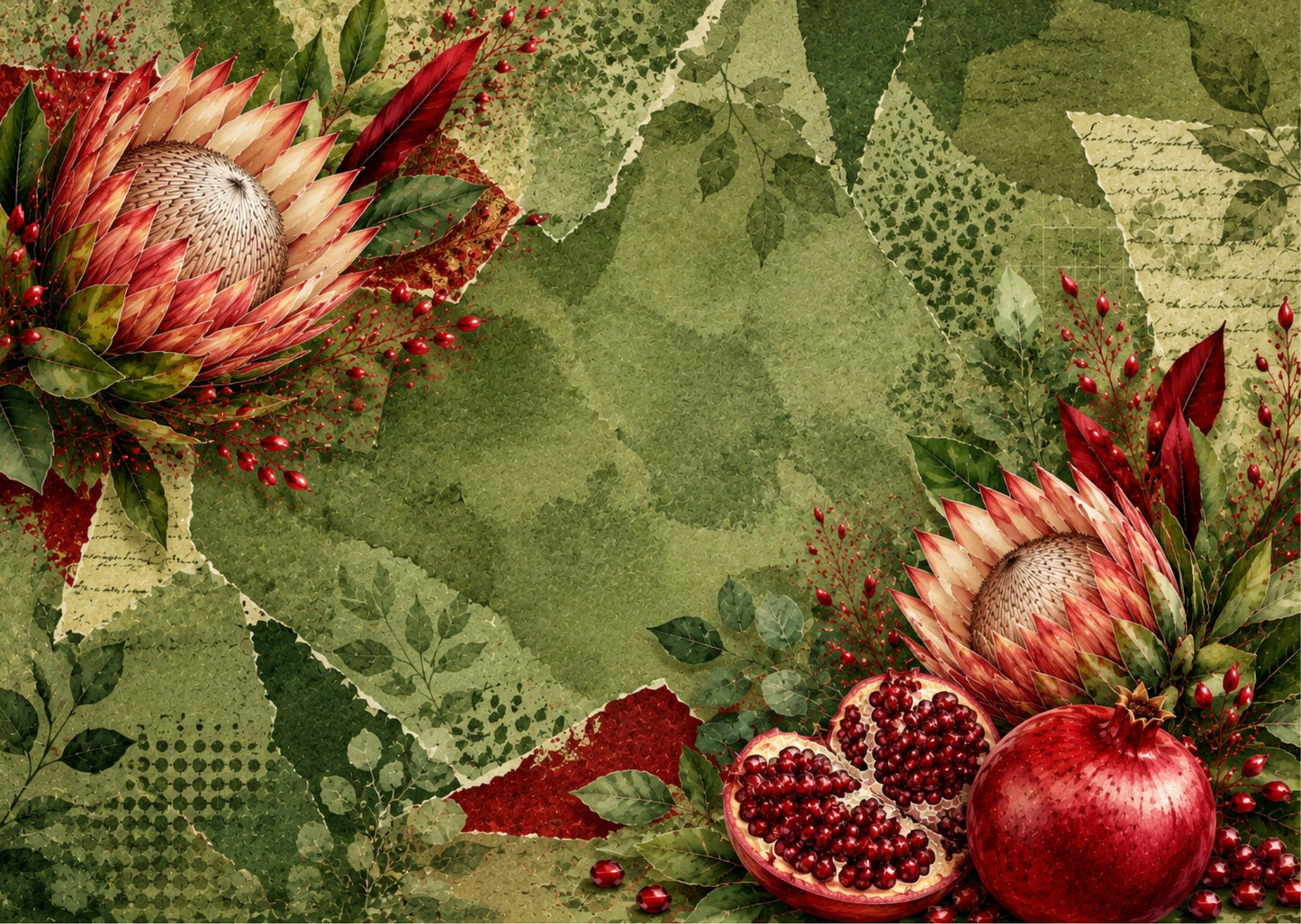 Pot Holder Pomegranate