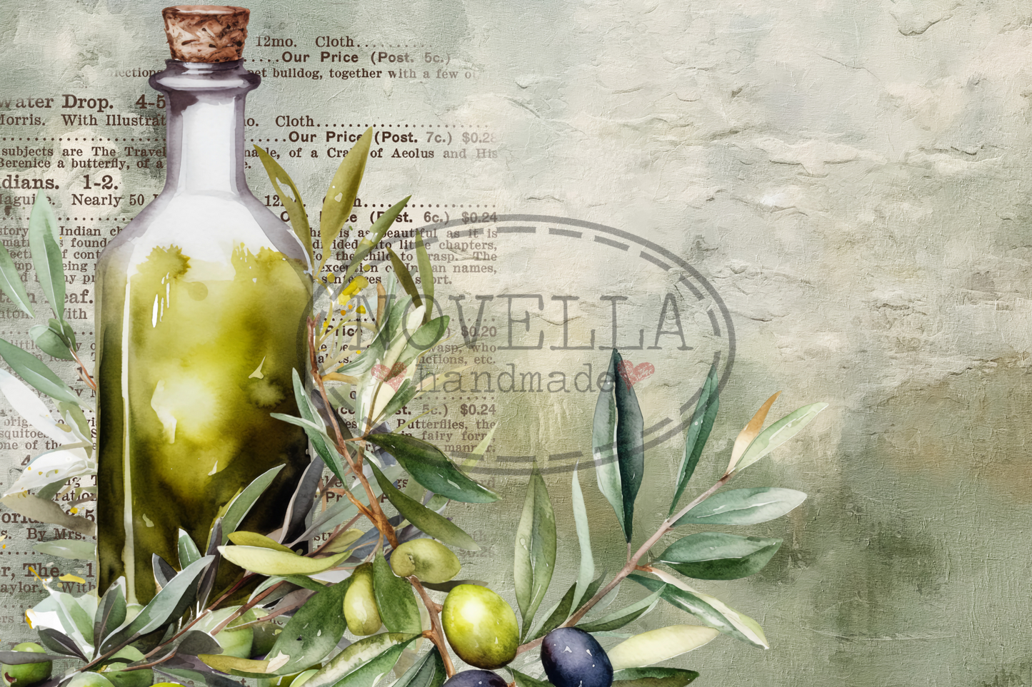 Printed Placemat Olives