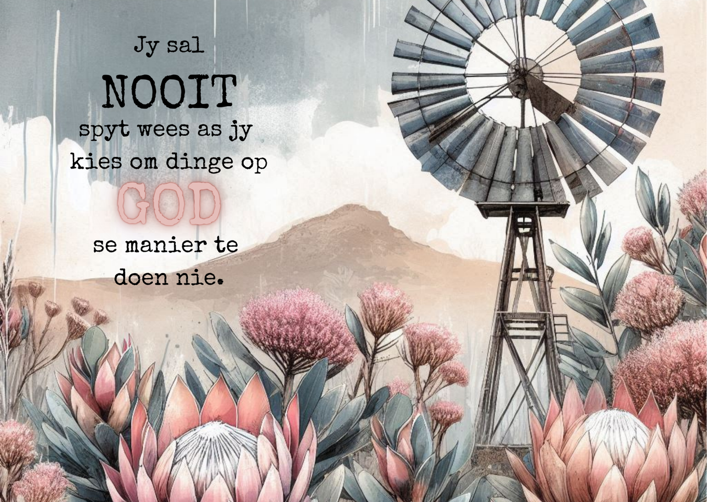 Pot Holder Afrikaans