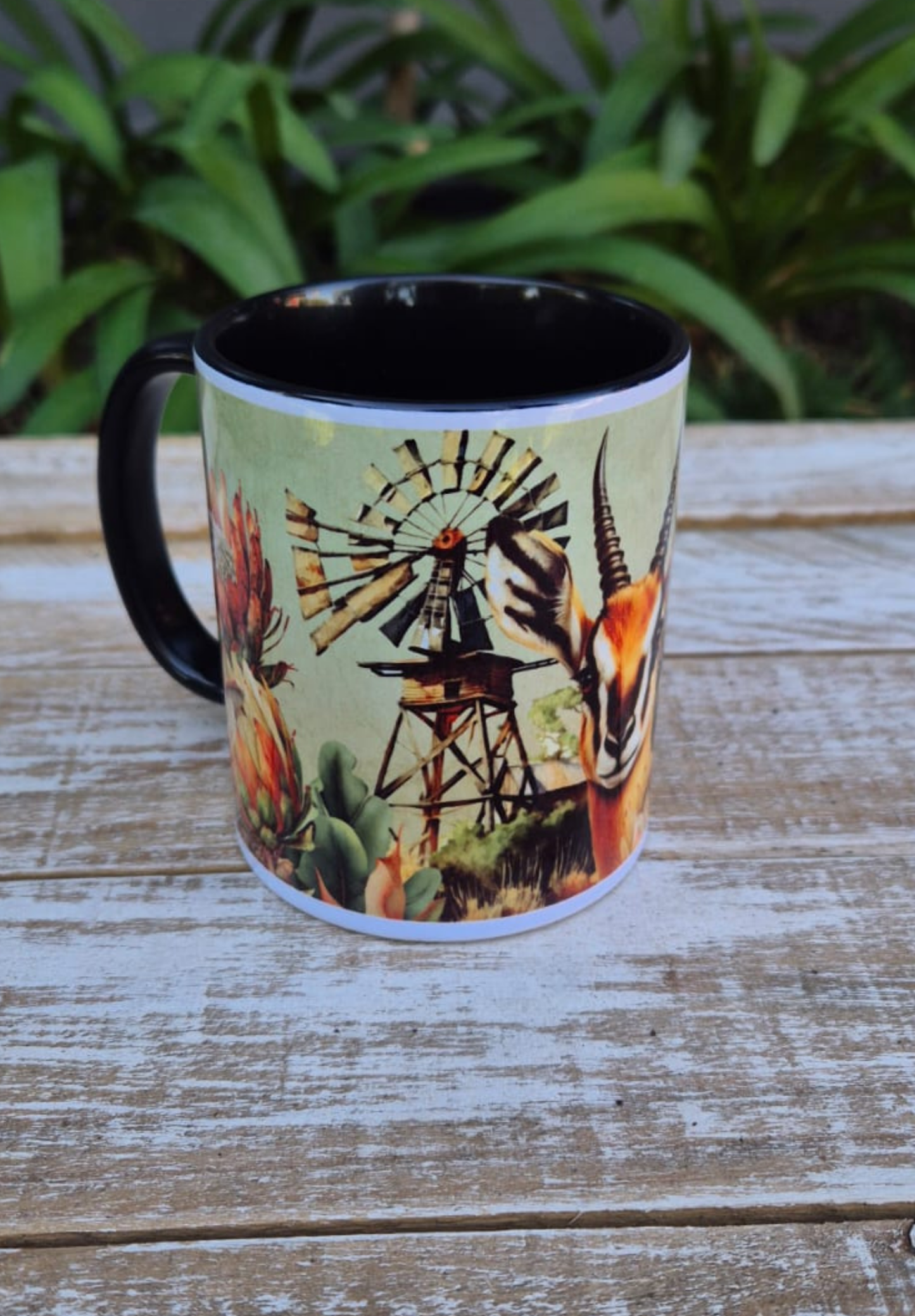 Two Tone Coffee Mug Springbok