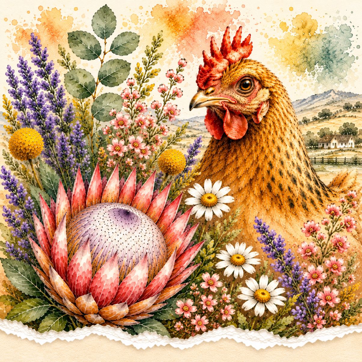 Ceramic Tile Farm Life