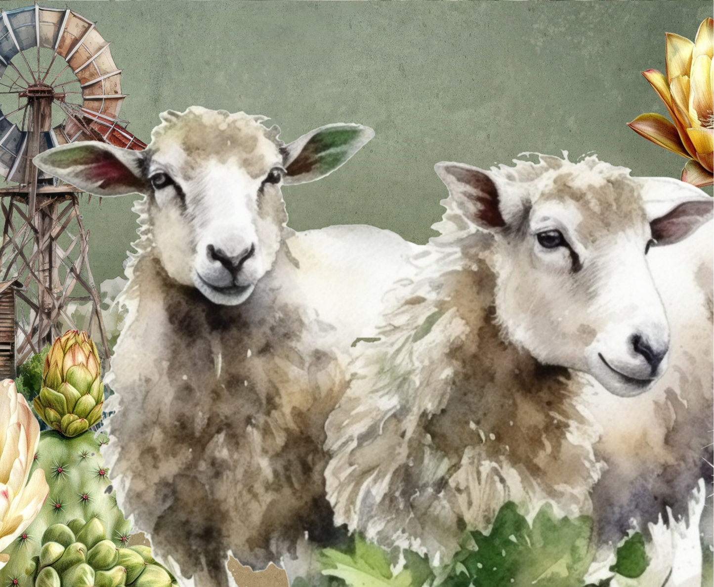 Neoprene Mouse Pad Sheep