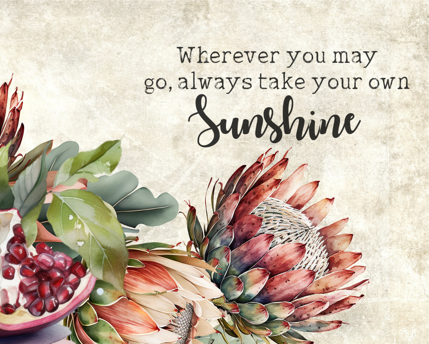 Ceramic Tile Pomegranate