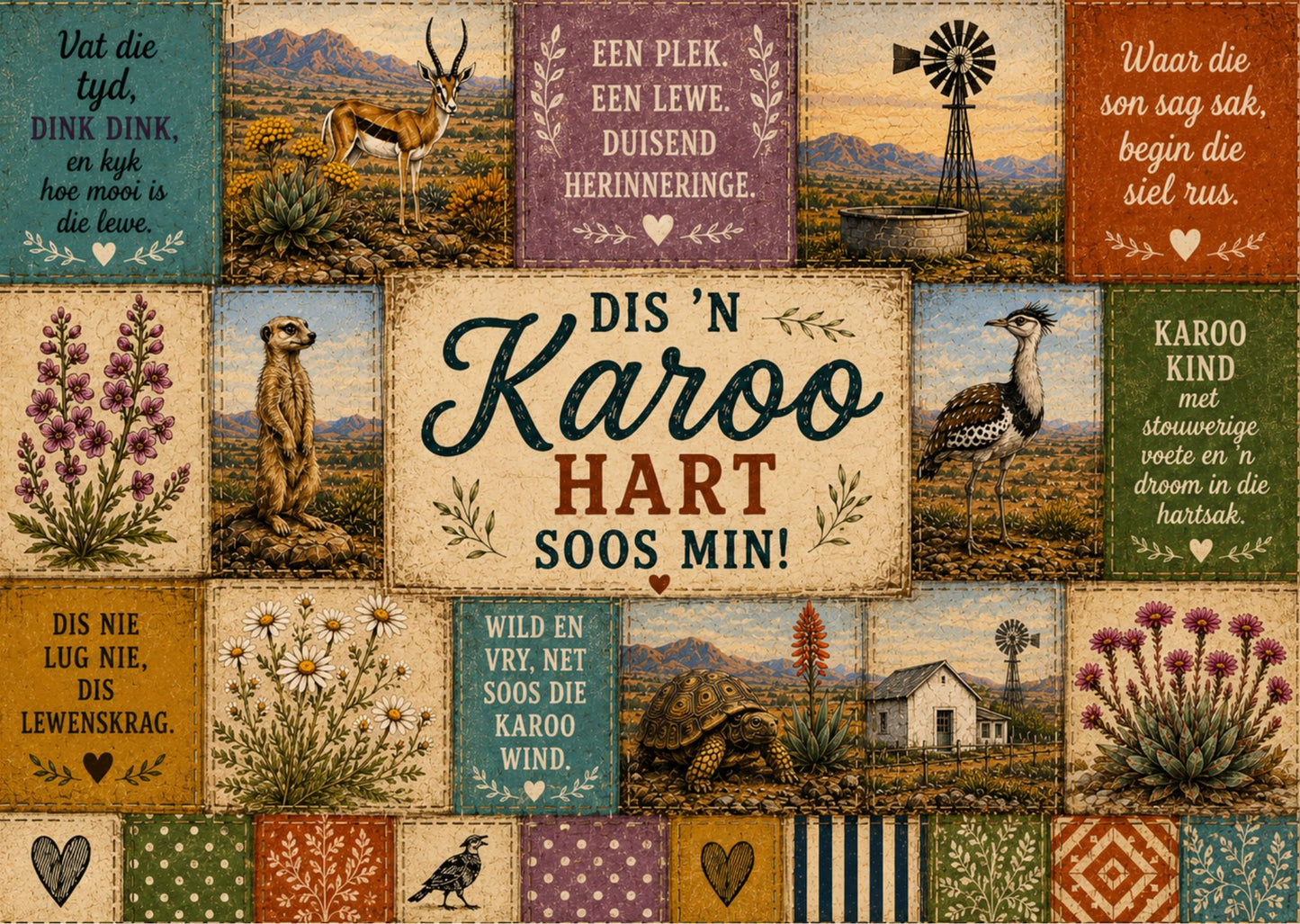 Pot Holder Karoo Patch