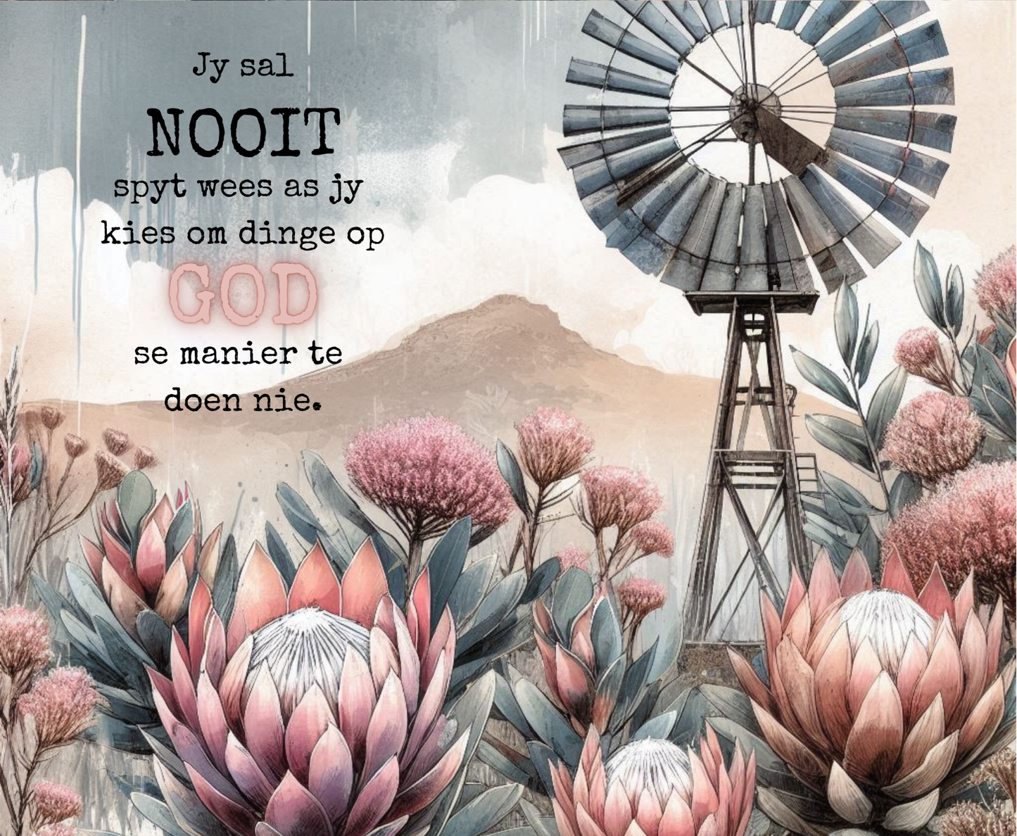 Neoprene Mouse Pad Afrikaans