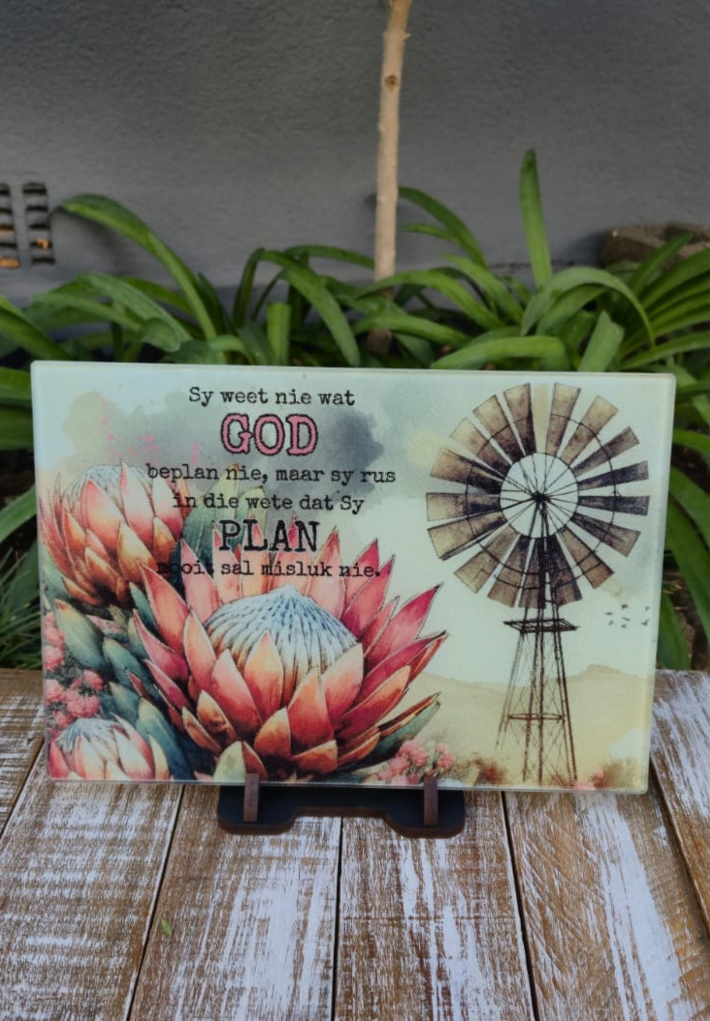 Glass Cutting Board Afrikaans