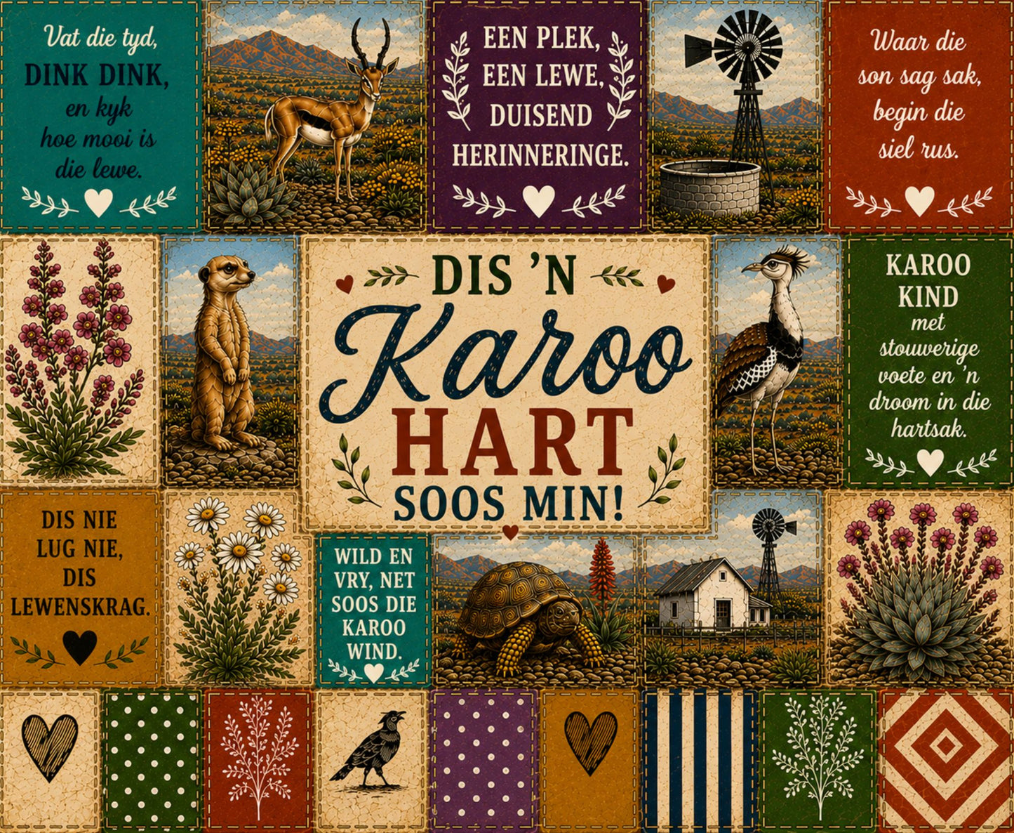 Neoprene Mousepad Karoo Patch