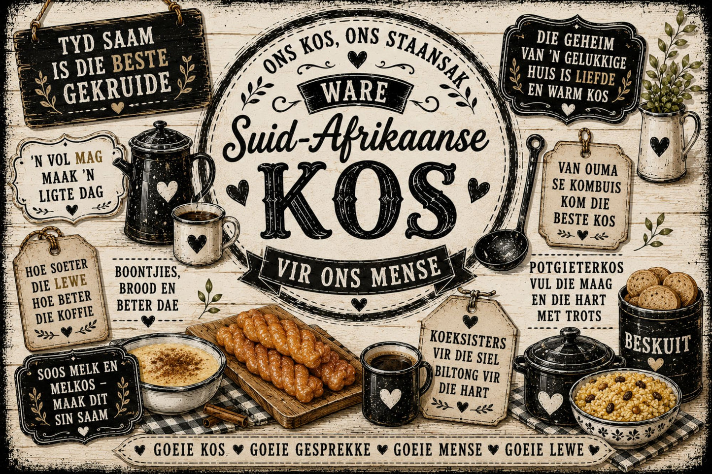 Printed Placemat South African Words