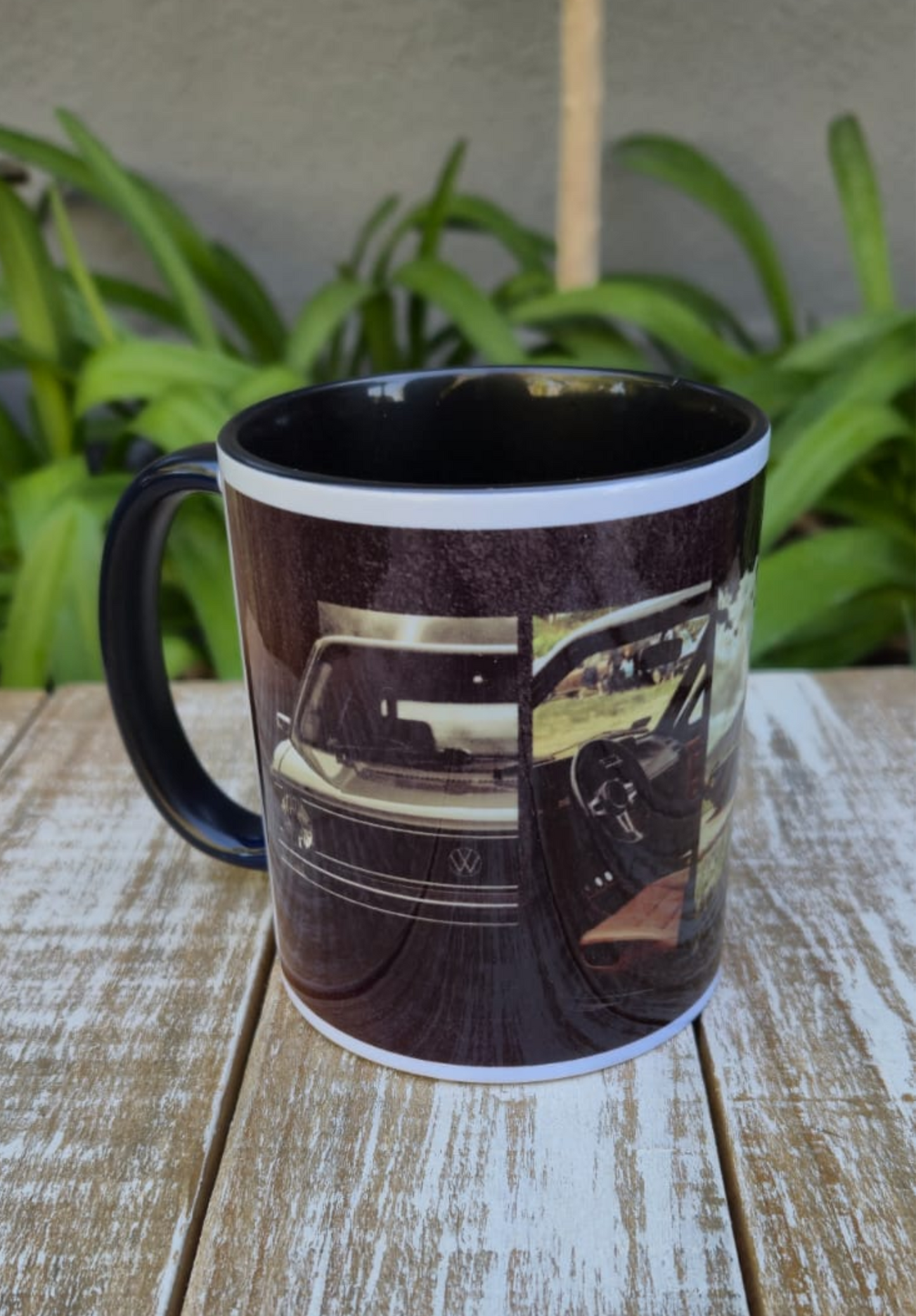 Two Tone Coffee Mug Cars