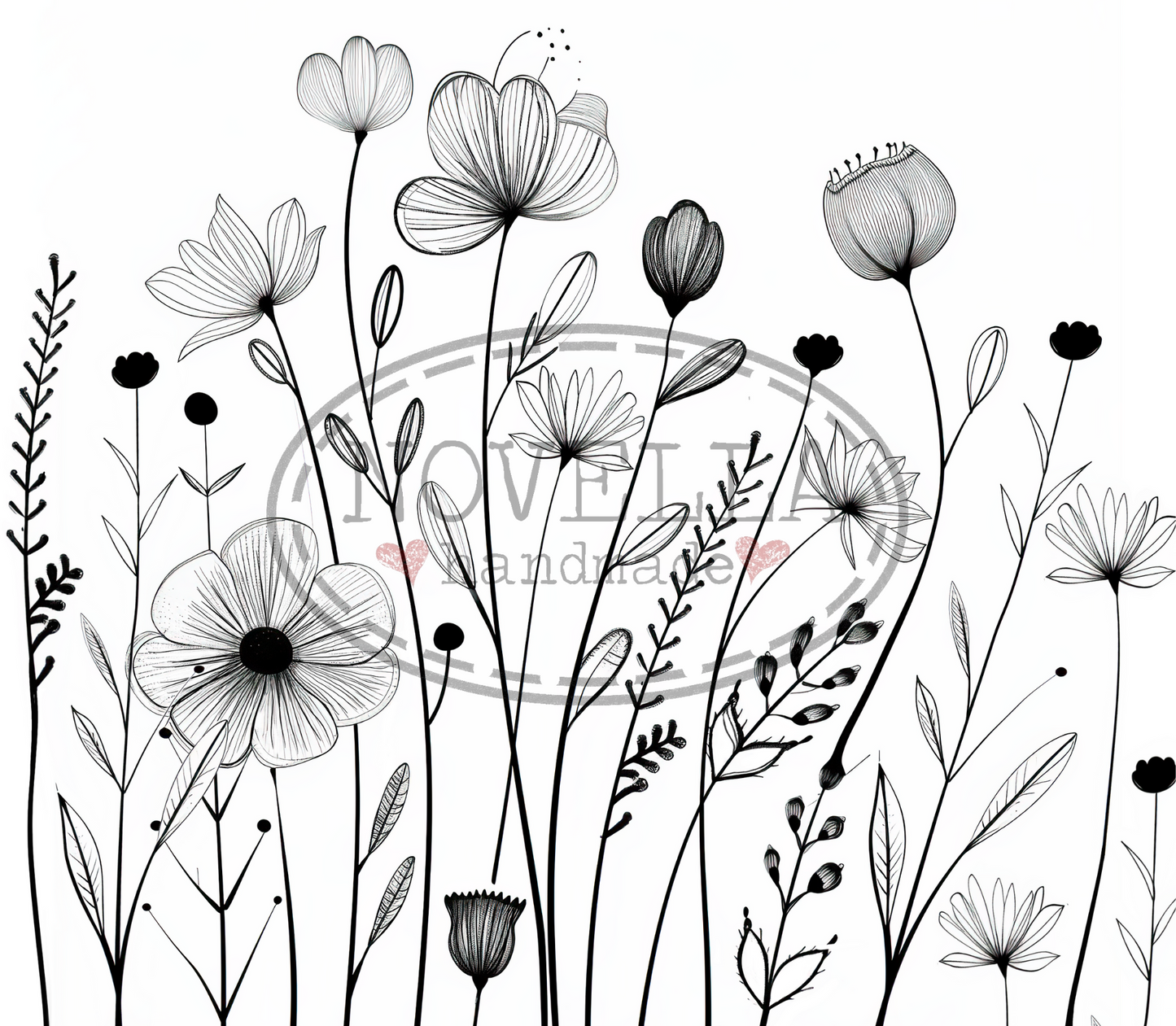 Skinny Tumbler 20oz - Flowers