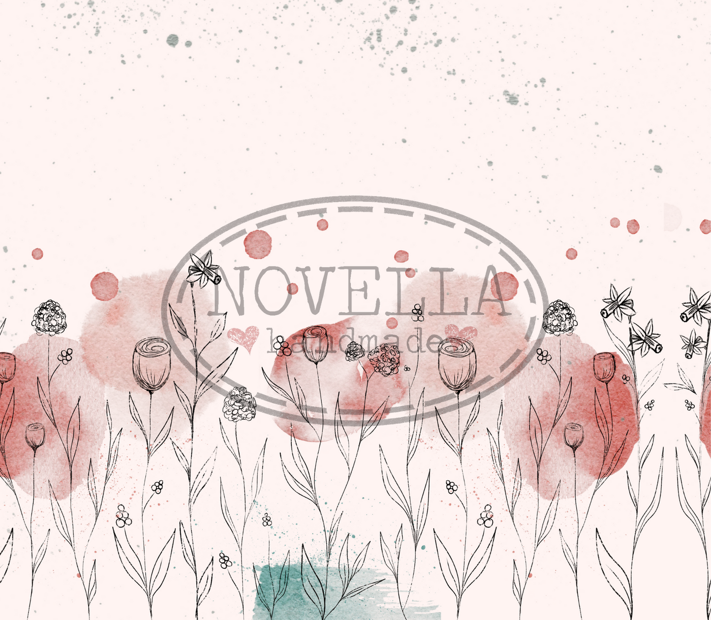 Skinny Tumbler 20oz - Flowers